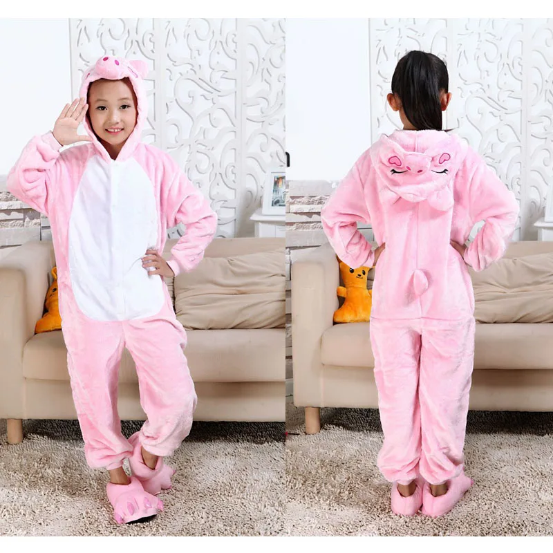 Детские пижамы; детская пижама для мальчиков; костюмная Пижама для девочек; Пижама с единорогом для мальчиков; Пижама с единорогом, львом, тигром, оленем - Цвет: L010