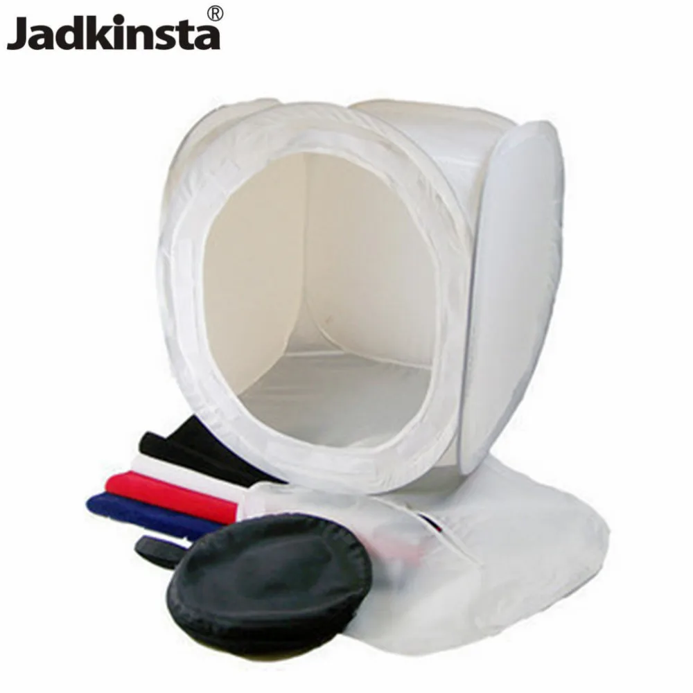 

40cm 60cm Foldable Light Box Tent Photo Studio Shooting Tent Softbox With 4 Washable Backdrop Photo Kit for Jewelry Toys
