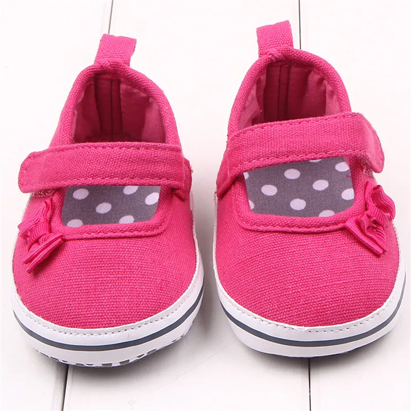 Sweet Butterfly knot Baby Girls Soft Cotton Princess Shoes Toddler Kid