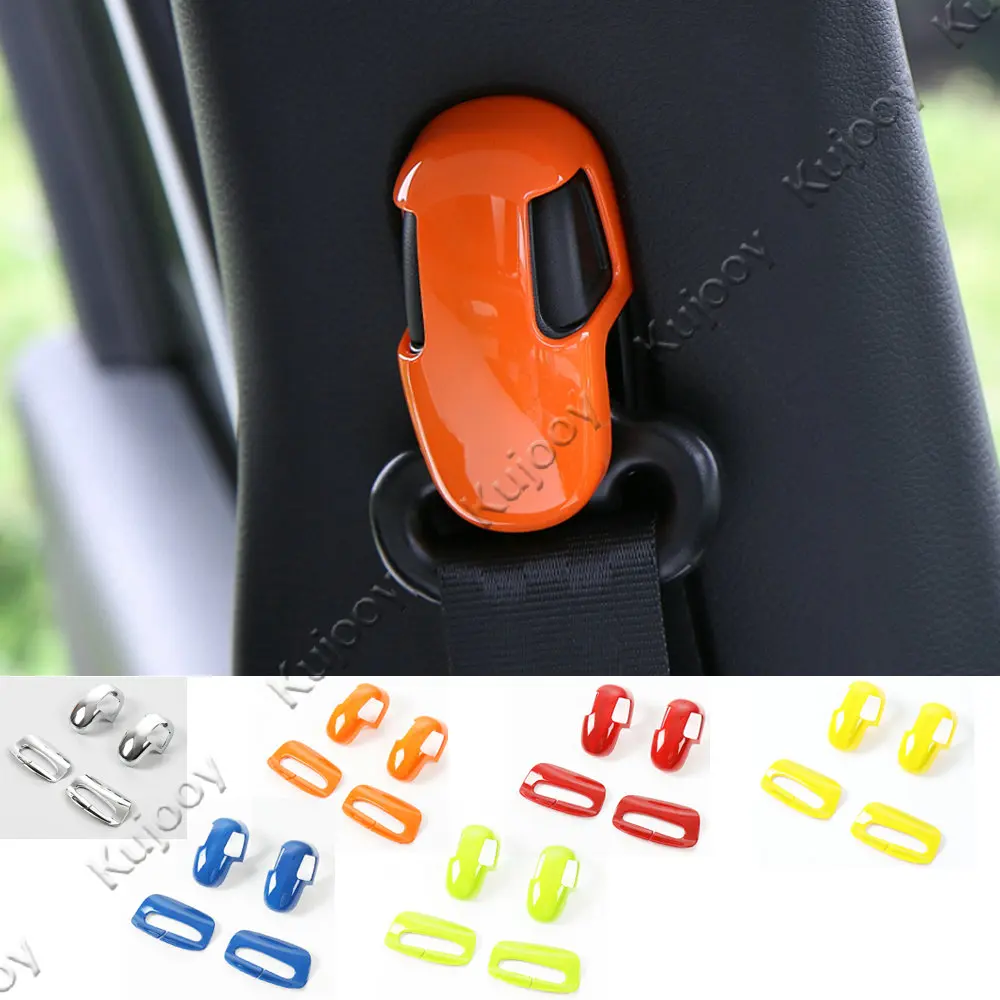 4 шт./компл. 7 цветов на выбор для Jeep Renegade 2015 2016 2017 чехол ремня безопасности