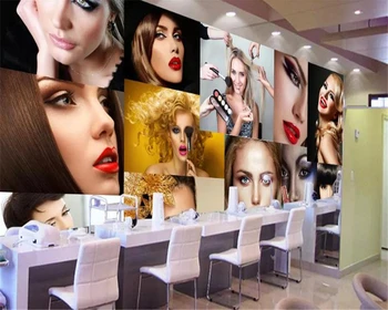 

beibehang wallpapers for living room Silk cloth wall wallpaper beauty salon tooling photo wallpaper background wall Vinyl wall