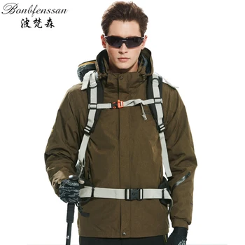 

Men 3 in 1 Inner Fleece winter Outdoor Jackets Waterproof Windproof Warm Outdoor sport Trekking Hiking Climbing Jacket 8879A