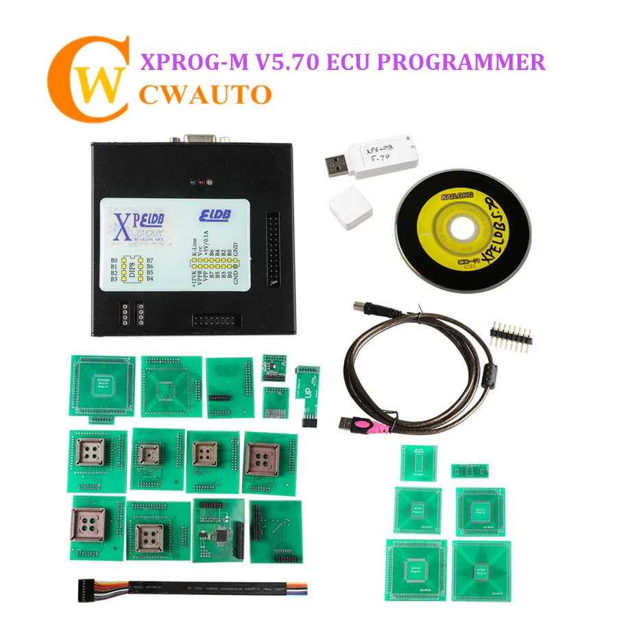 Xprogm XPROG M V5 84 ECU Programmer X PROG m with USB Dongle Chip Tuning Tool