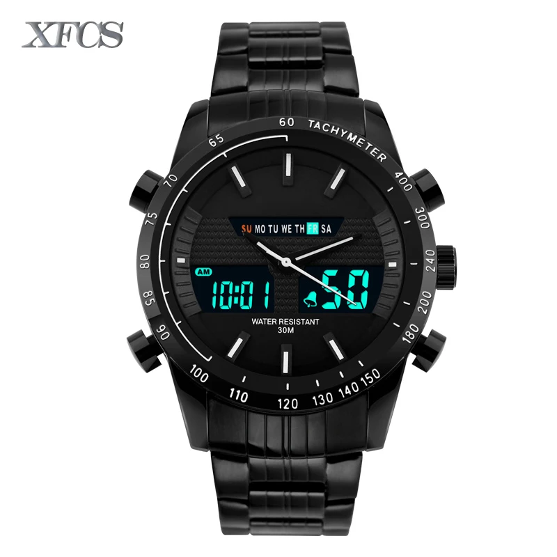 

XFCS 2017 waterproof watches for men original man automatic shockesportivo mens brand digitales watch military clock outdoor