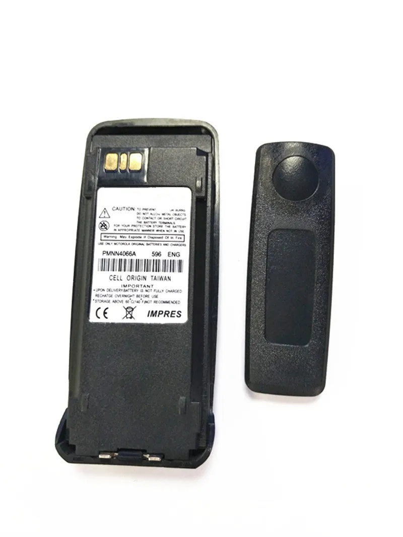 XQF PMNN4065 PMNN4066 1800 mAh Батарея для Motorola mototrbo DR3000 DP3400 радио - Цвет: Черный