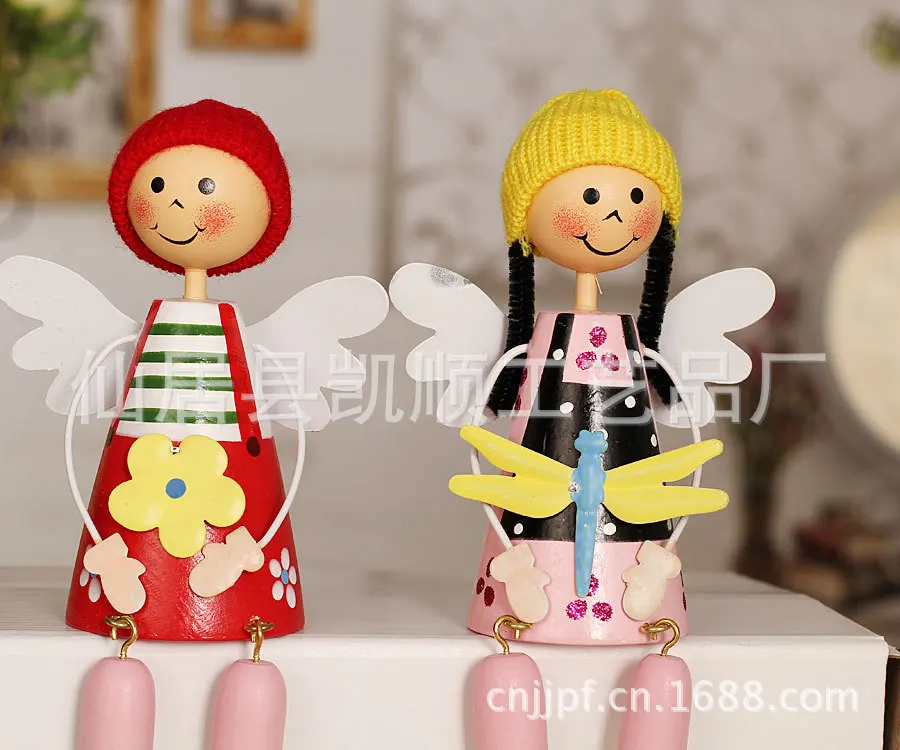 

New Navy whole network the most advantage price set two new painted wooden doll sitting paragraph LL-1388NE