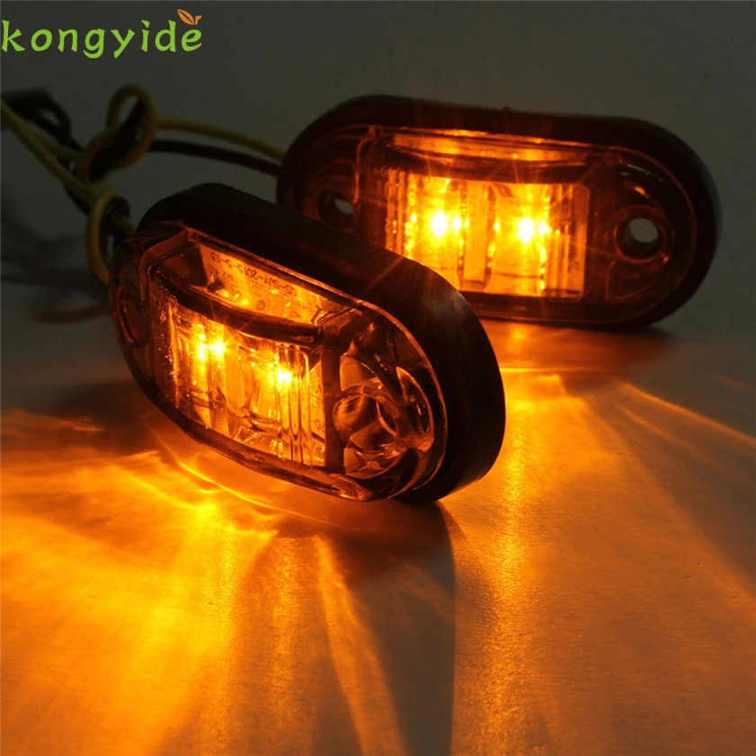 

High Quality 2x12 v / 24 v Tow Truck Side Marker Light LED Submersible Lamp