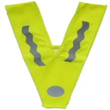 20 шт./лот треугольник высокая видимость жилет детский светоотражающий жилет V светоотражающий жилет