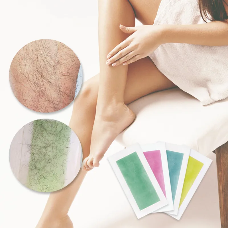

10pcs Magic Hair Removal Double Sided Cold Wax Strips Paper Body Painless Depilation Pad Remove Armpit Leg Arm Hair Remover