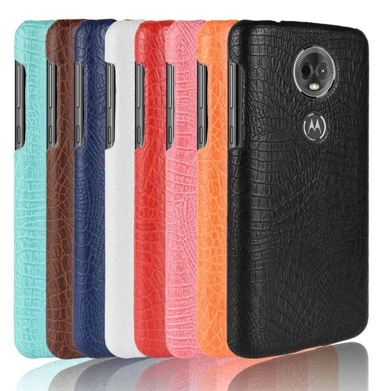 

For Motorola Moto E5 Plus phone bag case Luxury Crocodile Skin PU Protective Case Cover For Moto E5 Plus