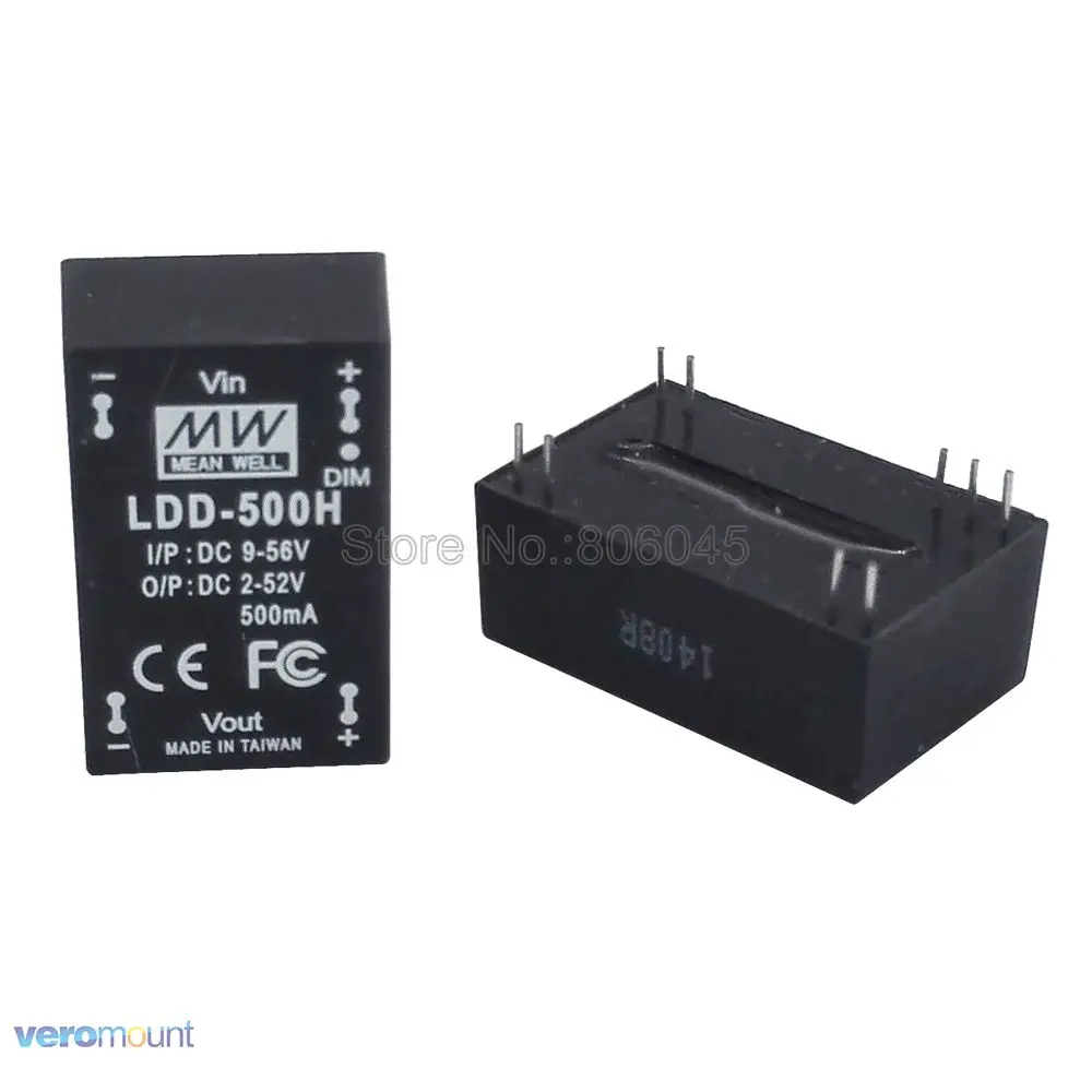 Meanwell LDD-350H LDD-500H LDD-600H LDD-700H LDD-1000H dc-dc источники постоянного тока шаг вниз светодиодный драйвер светодиодный Coverter