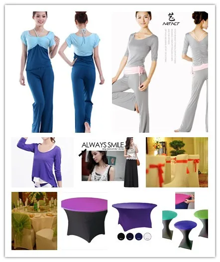 

Dearest 150cm*5m/lot stretch spandex fabric Stretch Knit Colorful yoga garment fabric