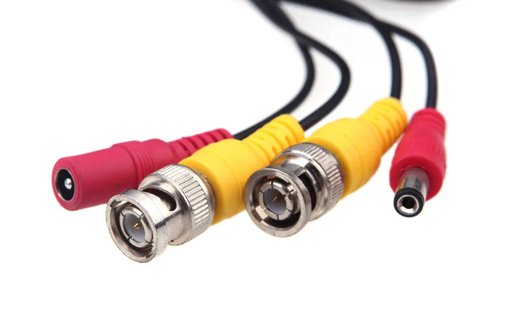  65ft(20m) BNC Video Power Siamese Cable for Surveillance CCTV Camera Accessories DVR Kit - 32861902559