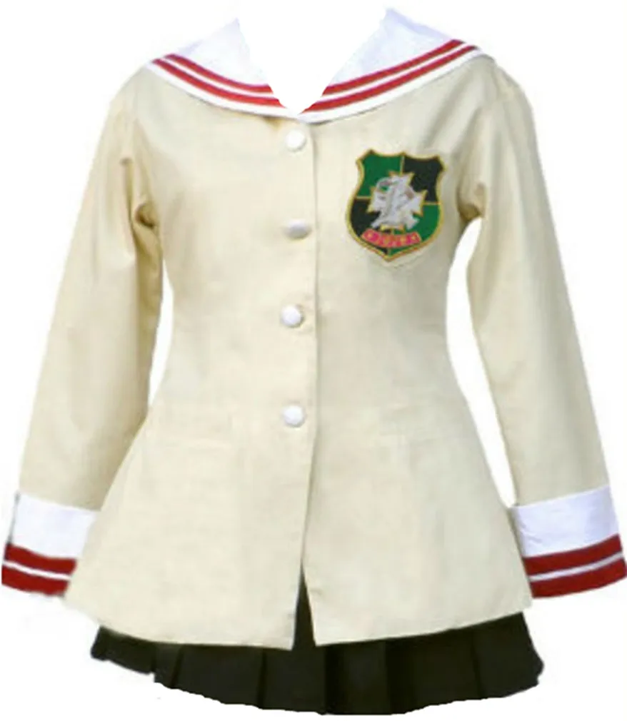 Clannad Fuko iuki Косплей Костюм Школьная форма |