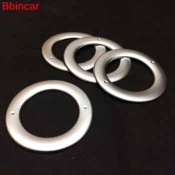 

Bbincar ABS chrome car roof top air conditioning outlet air vent ring sticker trim 4PCS For Ford EDGE 2015