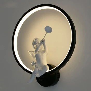 

18W LED wall lamps bedroom angle with horn Simple style Reading lamp Hallway stand lighting AC90-260V