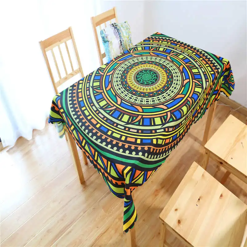 

2019 New Year Vinyl Table Cloth Retro Print Cotton Linen Rectangular Table Cover Birthday House Wedding Tafelkleed Zwart Nappe