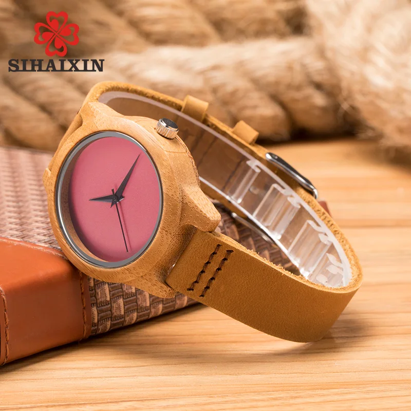 leather bamboo watch12