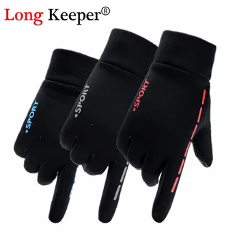 

Women Sping Full finger Touch Screen Gloves Men Sport Riding Cycling Elastic Force Gloves Keep Warm Non-slip Gloves Guantes