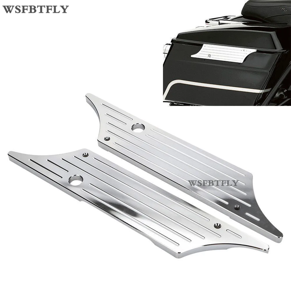 Buy Sliver Motorcycle Custom Saddlebag Latch Cover