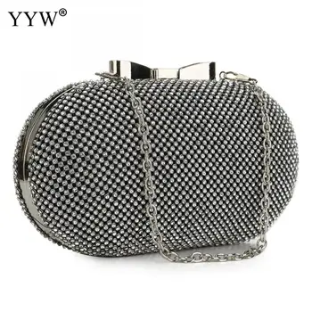 

Diamonds Clutch Bags For Women 2019 Gold Evening Bag Luxury Handbags Women Bags Designer Solid Female Silver Party Shoulder Bag