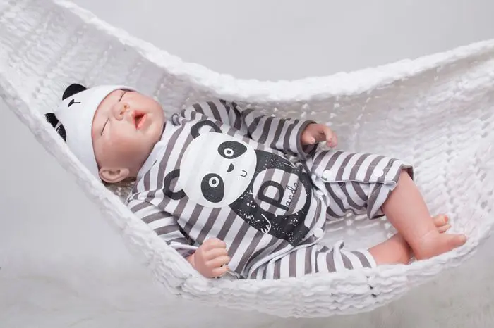 Bebe reborn 20 дюймов Кукла silicone Младенцы Магнитная пустышка дети играть дома игрушки