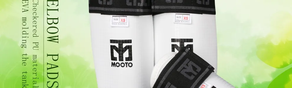 MOOTO тхэквондо Защита предплечья голень протектор для рук WTF Муай Тай и тхэквондо коленные накладки для каратэ Защита ног боксерская рука защита локтя