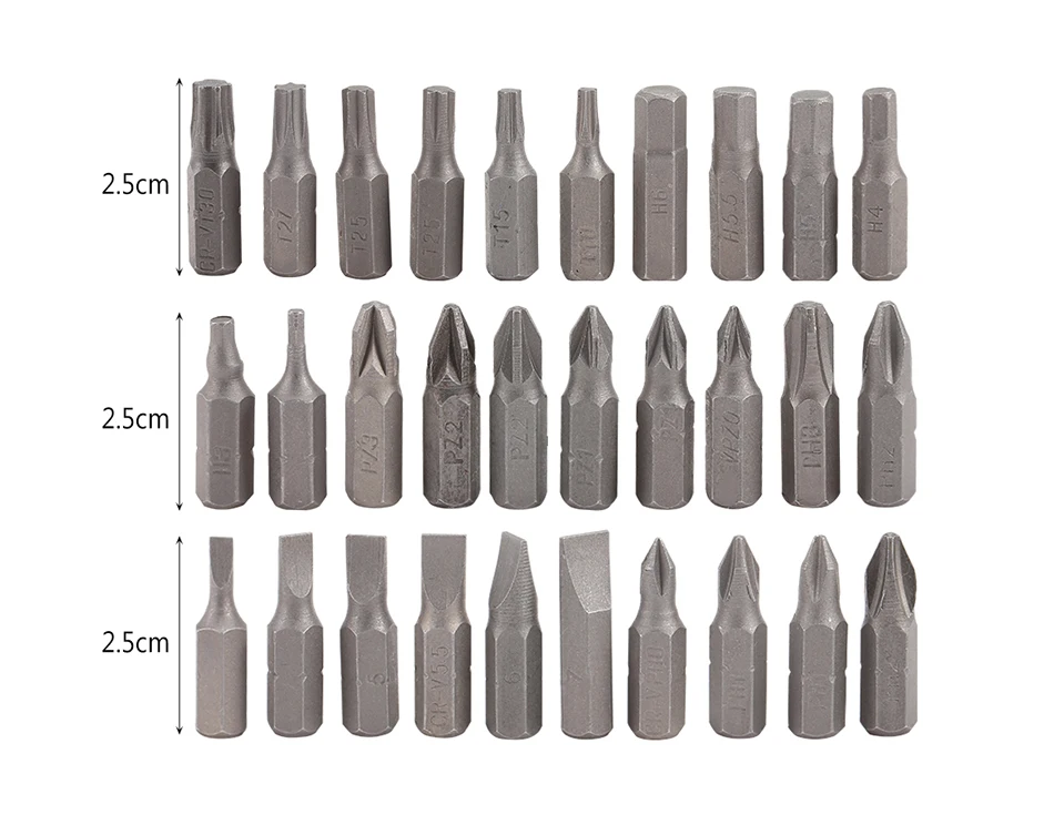 Jewii 31 шт. Набор отверток Удлинитель Набор Магнитных многоцелевой силовой головки хром-ванадиевая сталь наборы ручных инструментов