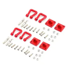 4 шт. Т-образный буксировочный крюк SCX10 RC автомобильные сканеры части RC4WD/CC01 прицеп модель дистанционного управления крюк украшение спасательная пряжка