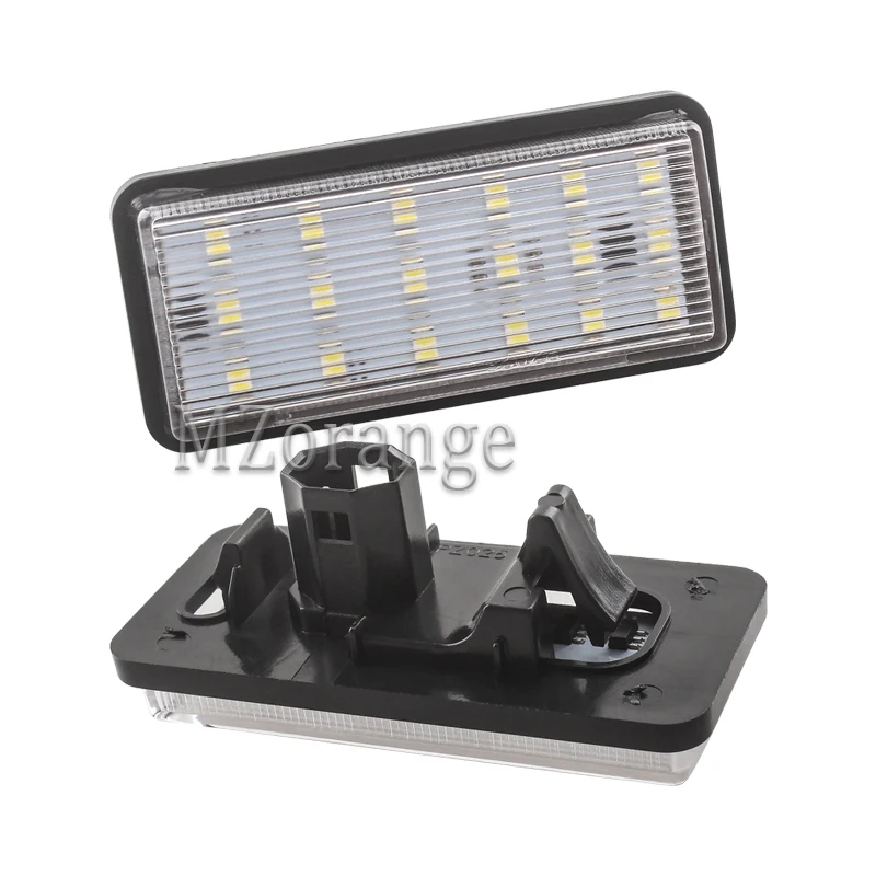 

2Pcs 18-LED Car Number License Plate Light Lamp for Toyota Land Cruiser 120 Pardo Land Cruiser 200 Lexus GX470 Car Accessories
