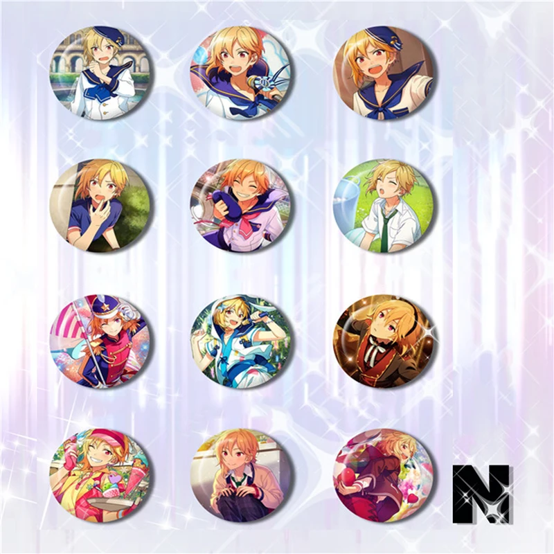 

58MM Anime Ensemble Stars Trick Stars Nito Nazuna Tennis Boyn Pins Icon Badge Brooch Backpack Brosche Broche Fans Collect Badge