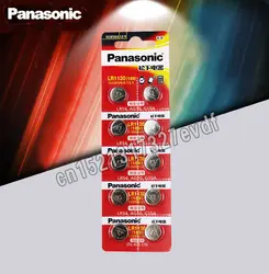 10 шт./лот Panasonic Батарея сотовый 1,5 V AG10 LR1130 Щелочная батарейка-кнопка AG10 389 LR54 SR54 SR1130W 189 LR1130 аккумуляторы таблеточного типа
