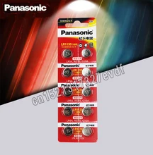 Panasonic bateria de célula de 1,5V AG10 LR1130, baterias de botão alcalina AG10 389 LR54 SR54 SR1130W 189 LR1130, baterias de botão com 10 peças/lote
