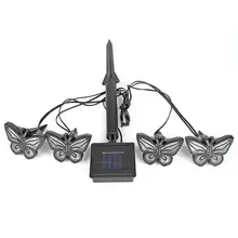 Солнечный светодиодный бабочка газон уличный светильник Водонепроницаемый садовый светильник