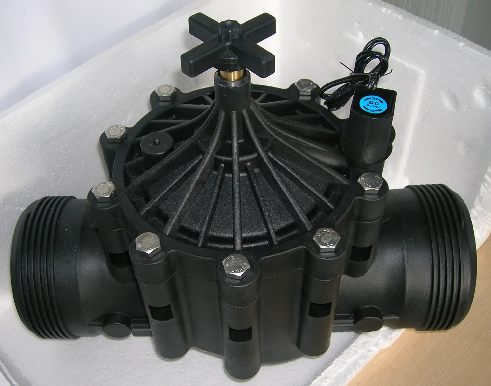 irrigation system Agriculture plastic irrigation solenoid valves 100mm
