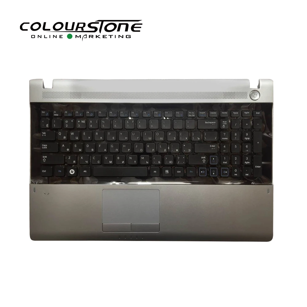 Russia black with palmrest cover c laptop keyboard for samsung RV509 RV511 NP-RV511 RV513 RV515 RV5