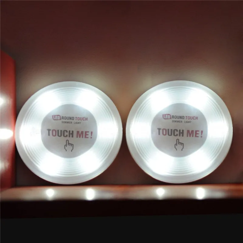LumiParty LED Night Light Smart 6 LED Super Bright Touch Sensor