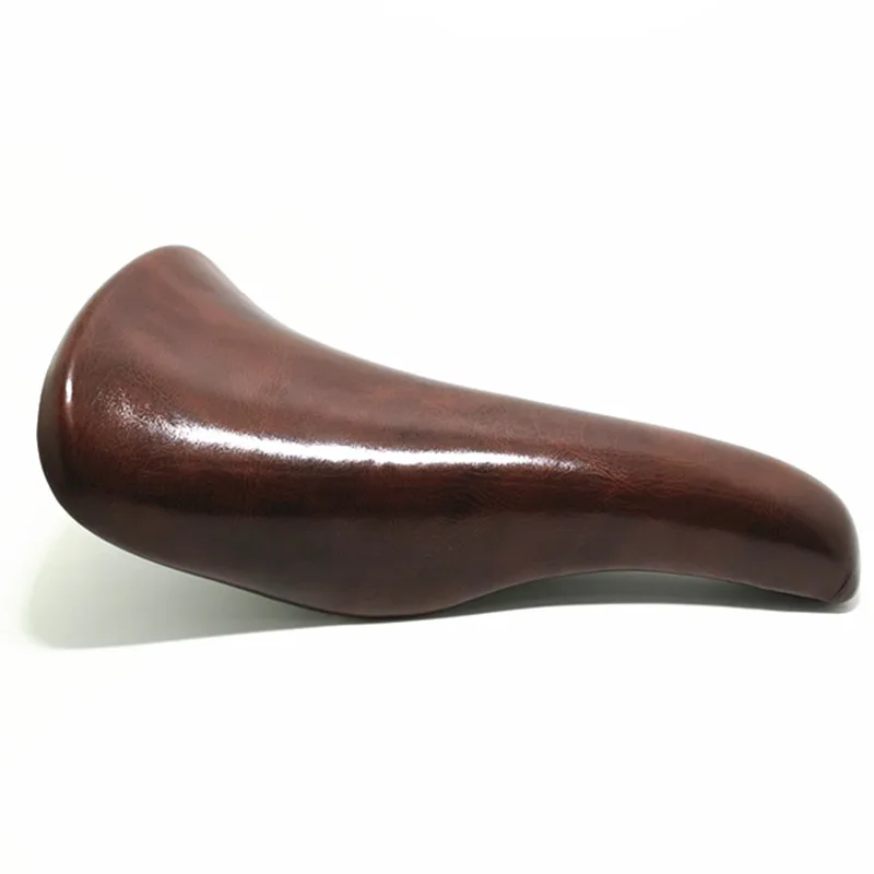 

Q1106 bicycle saddle Handmade brown vintage racing mountain bike cushion saddle brown high - end retro bag bicycle saddle seat