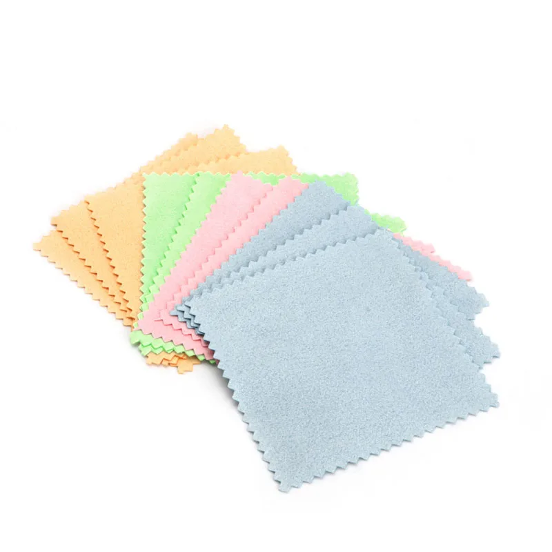 

10pcs Jewelry Polishing Cloth Clean Cleaning for Platinum Gold and Silver Flannelette Hot Jewelry Tools Hair Accessories