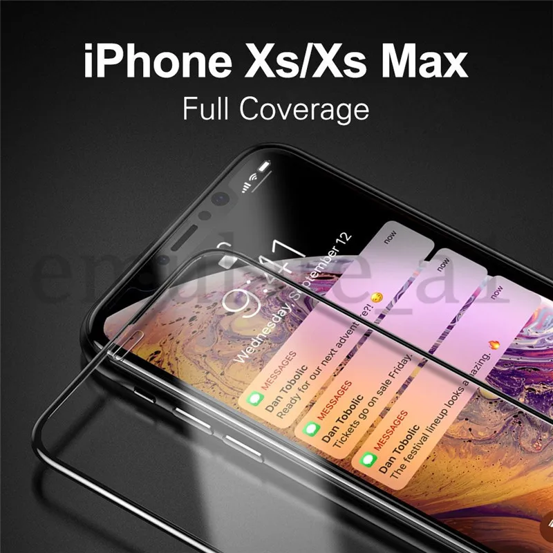 For iPhone XS Tempered Glass (4)