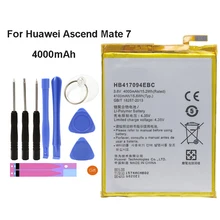 Замена телефон Батарея HB417094EBC для huawei Ascend Коврики 7 MT7 TL00 TL10 UL00 CL00 4000 мА-ч