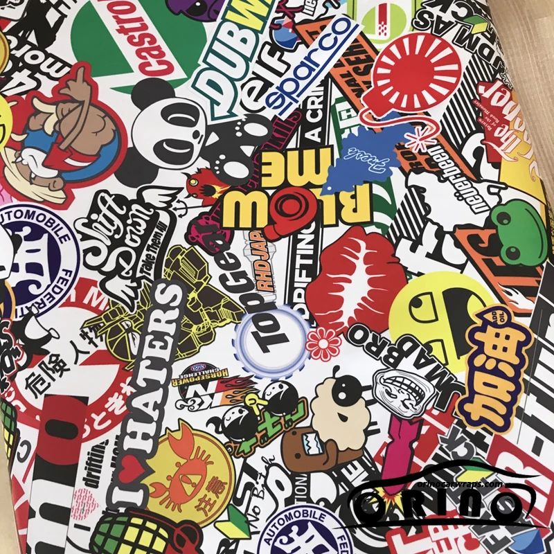 JMD Sticker Bomb Vinyl Film Wrap-16
