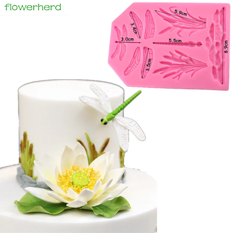 

Sugar craft dragonfly Silicone mold fondant mold cake decorating tools Liquid silicone chocolate gumpaste molds