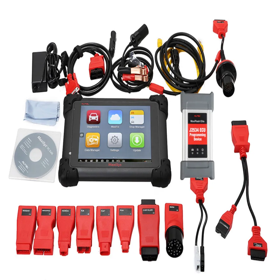 autel MaxiSys Pro MS908P Wi-Fi OBD полные Системы autel MS908 P с MaxiFlash Elite J2534 ЭБУ предпрограммировать