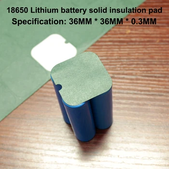 

100pcs/lot 18650 Universal Lithium Battery Diy High Temperature Insulation Mat 4 Section Pack Sheet