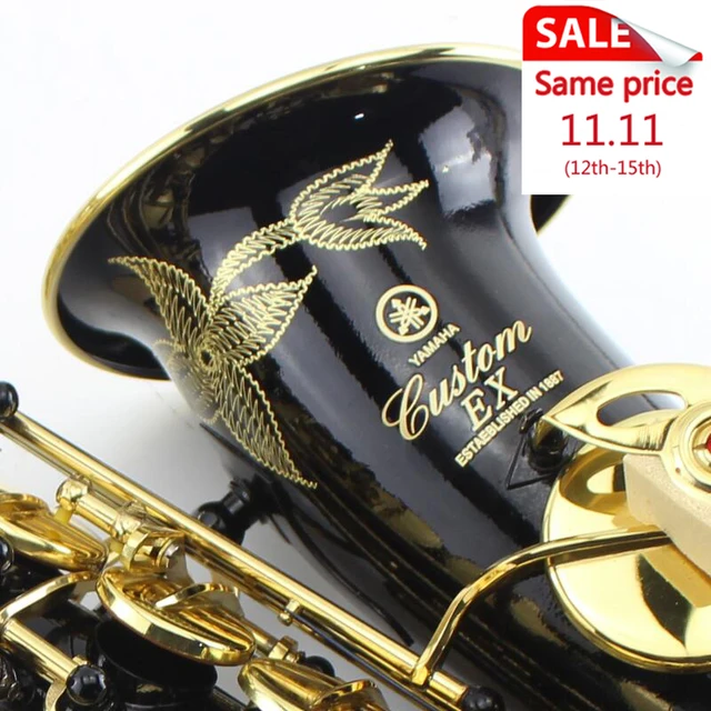 Cheap 2017 YAS 875 EX New Good Quality Saxophone Alto Sax Eb Musical Instruments Professional E-flat Sax Alto Black Saxofone Saxophone