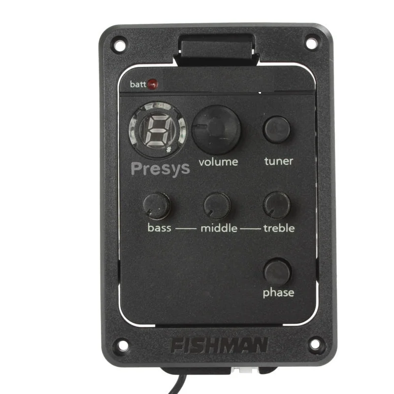 

Y Music Fishman high quality presy 101 acoustic guitar pickup Preamp EQ Tuner Preamp Equalizer System Free Shipping