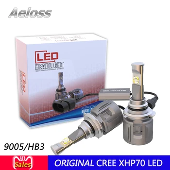 

2018 new upgrade high power 6000k white color c-ree xhp70 P70 H7 auto LED headlight h8 h9 005 HB3 9006 9012 hir2 with turbo fan