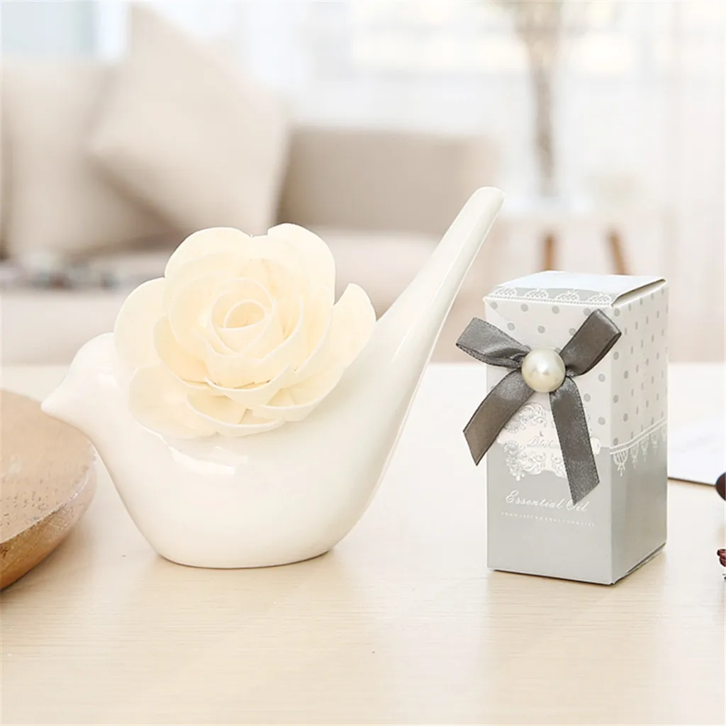 

Reed Oil Diffusers with Natural Sticks, Ceramic Bottle and Scented Oil 50MLAroma Aromatherapy home Office air Humidifier #27/6