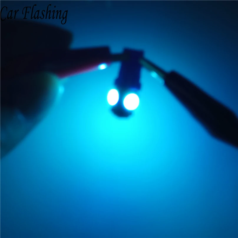 50 шт. Автомобильные светодиодные лампы 12 В T10 5050 194 168 w5w T10|blue light lamp|12v car led lampblue ice |